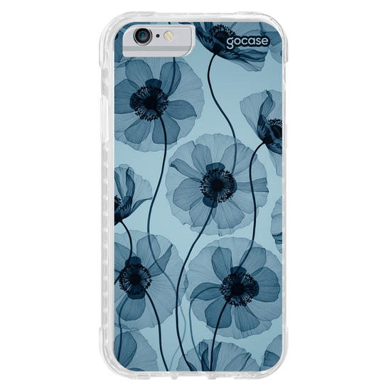 Capinha para celular  Blue Radiant Flowers