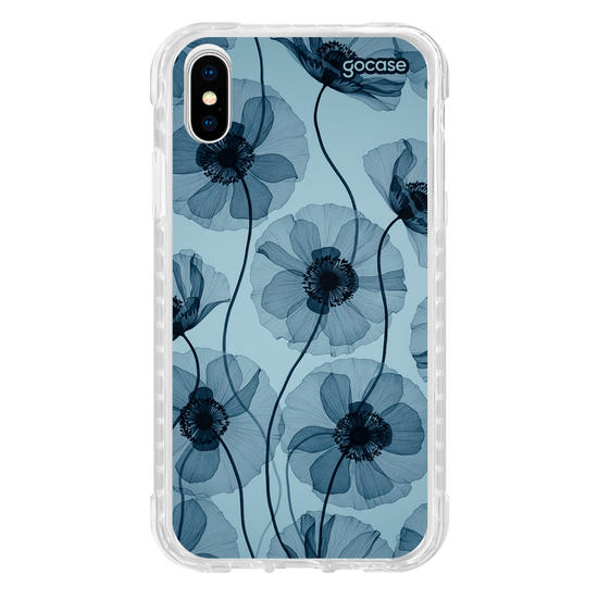 Capinha para celular  Blue Radiant Flowers