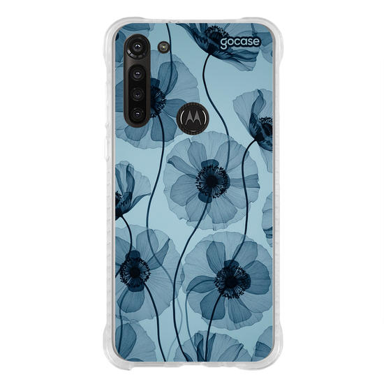 Capinha para celular  Blue Radiant Flowers