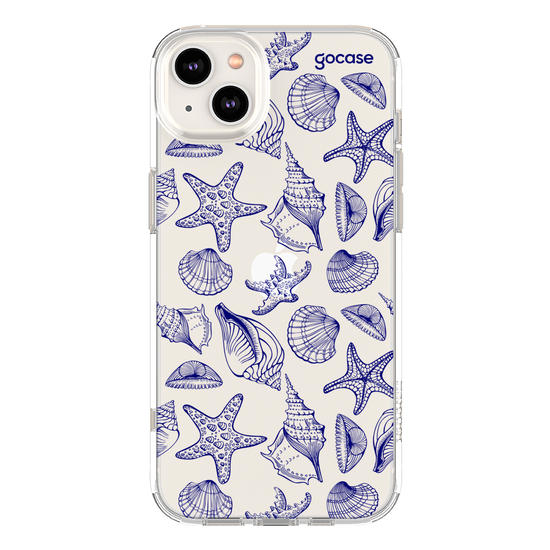 Capinha para celular  Blue Sea Shells