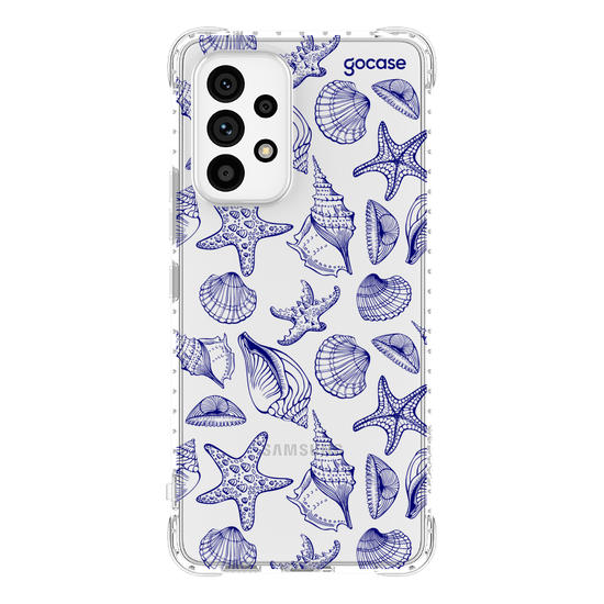 Capinha para celular  Blue Sea Shells