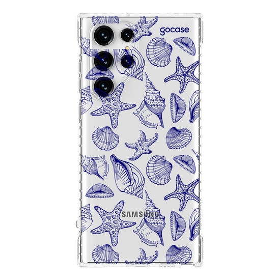 Capinha para celular  Blue Sea Shells