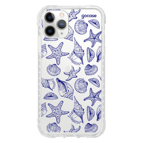 Capinha para celular  Blue Sea Shells