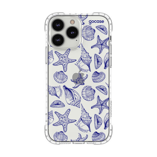Capinha para celular  Blue Sea Shells