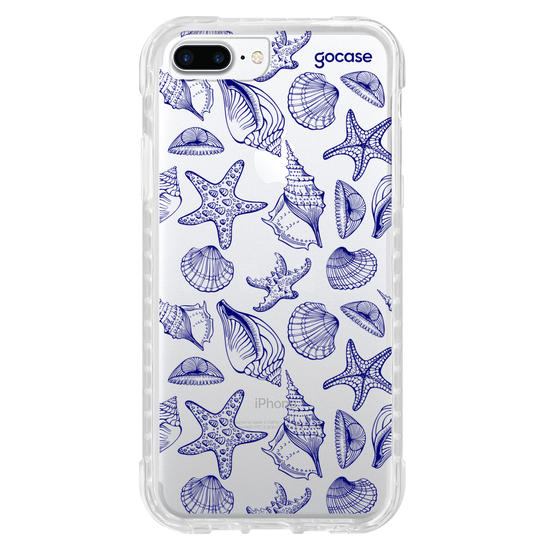 Capinha para celular  Blue Sea Shells