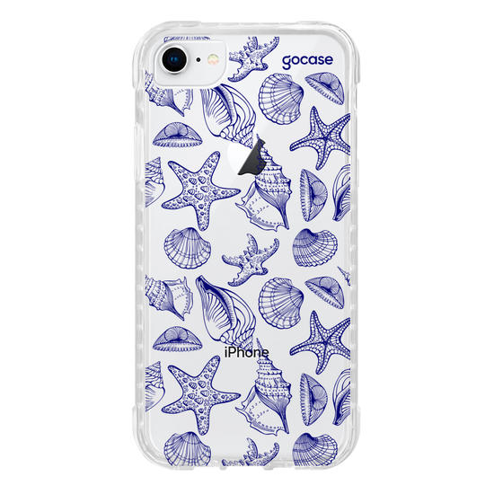 Capinha para celular  Blue Sea Shells