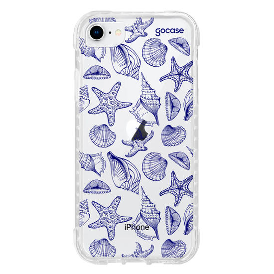 Capinha para celular  Blue Sea Shells