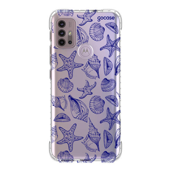 Capinha para celular  Blue Sea Shells
