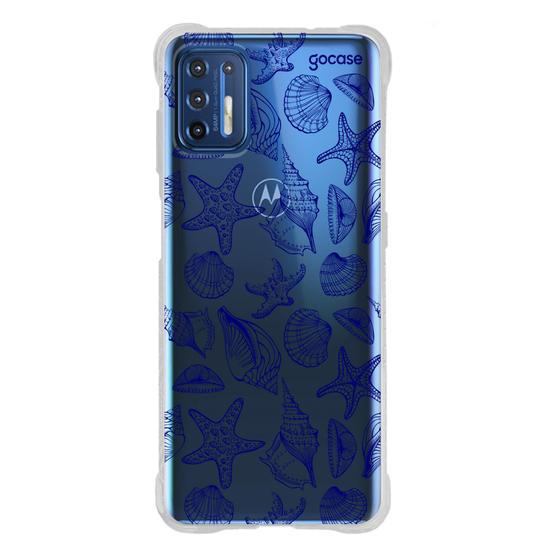 Capinha para celular  Blue Sea Shells