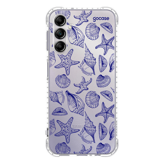Capinha para celular  Blue Sea Shells