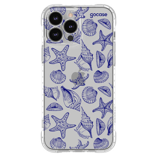 Capinha para celular  Blue Sea Shells