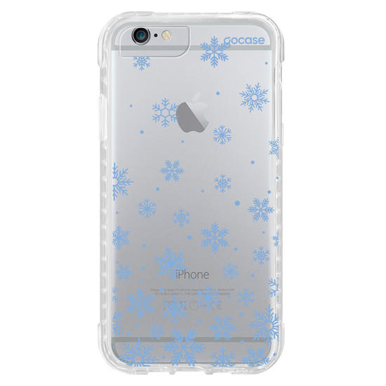 Capinha para celular  Blue Snow Flakes