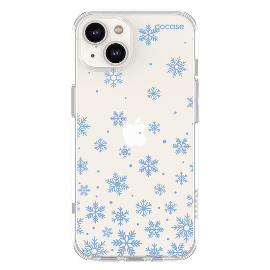  Blue Snow Flakes