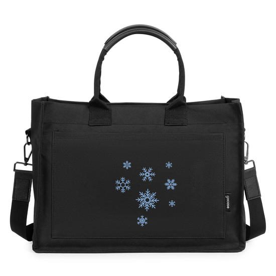 Tote Mini - Blue Snow Flakes