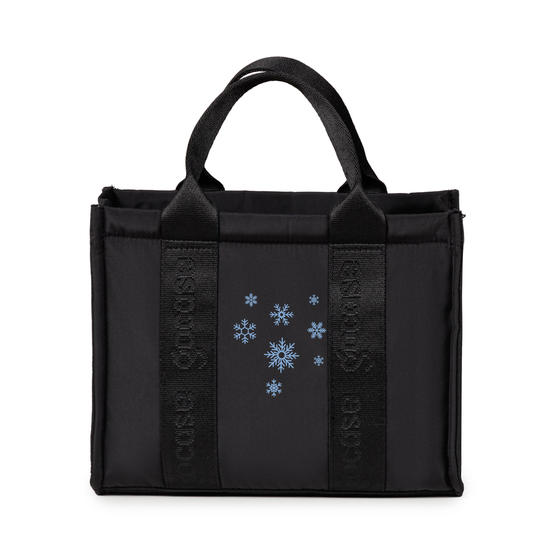 Tote Pop - Blue Snow Flakes