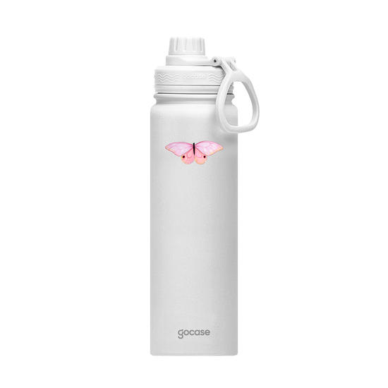 Garrafa Térmica Fresh + Ebook - Blush Butterfly