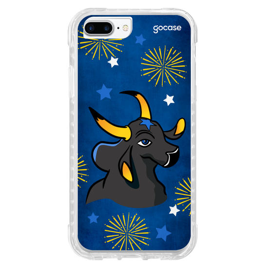 Capinha para celular Boi Azul nas Estrelas