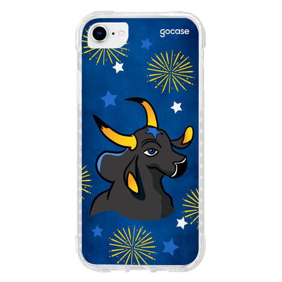 Capinha para celular Boi Azul nas Estrelas