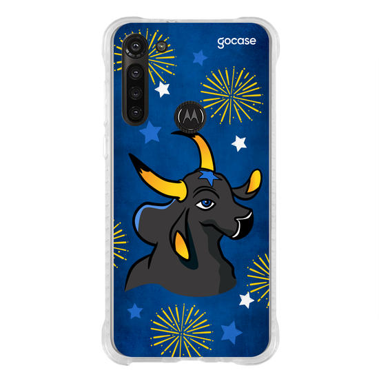 Capinha para celular Boi Azul nas Estrelas