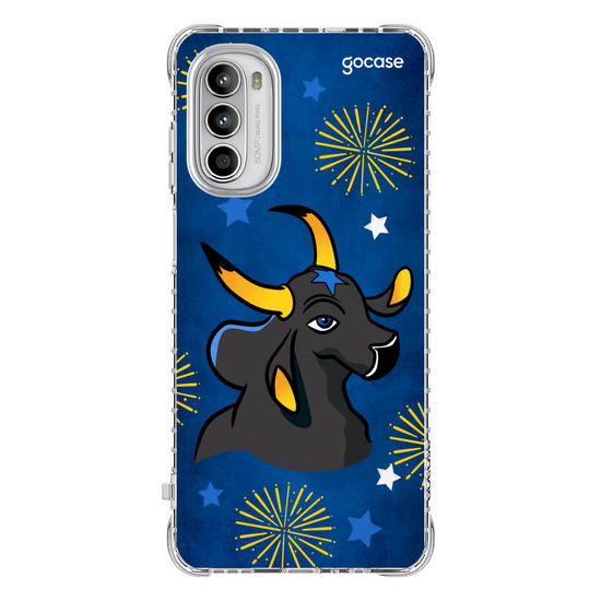 Capinha para celular Boi Azul nas Estrelas