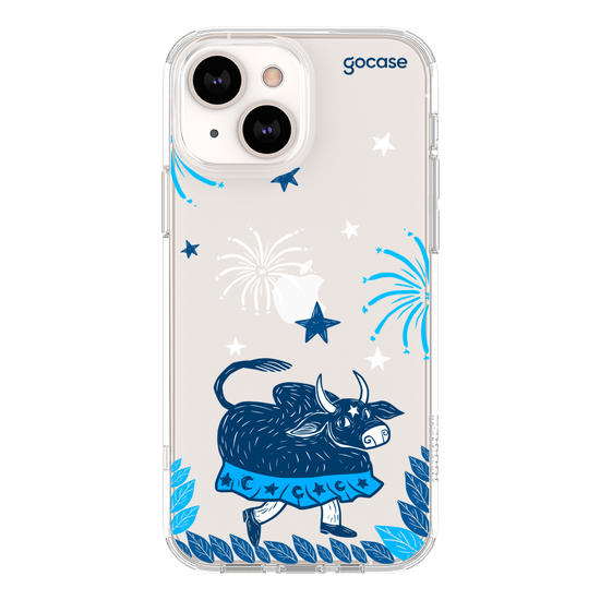 Capinha para celular  Boi Azul