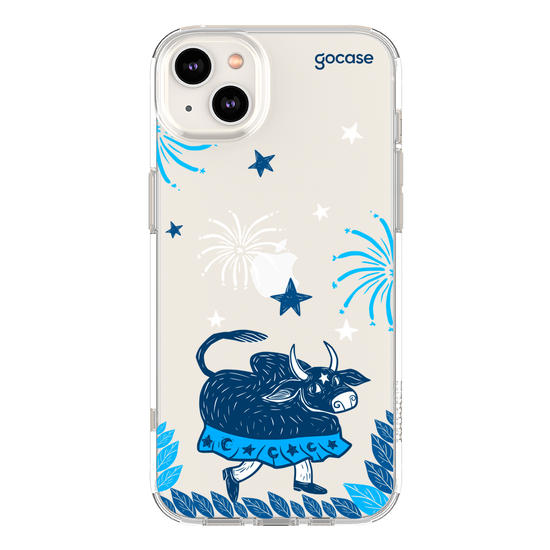 Capinha para celular  Boi Azul