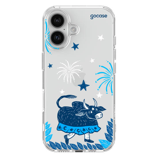 Capinha para celular  Boi Azul