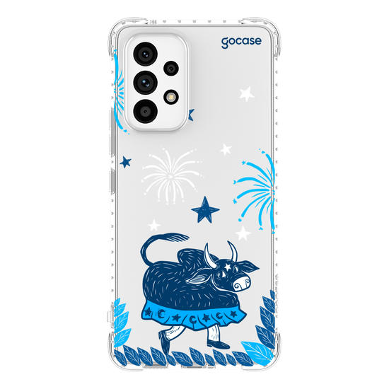 Capinha para celular  Boi Azul