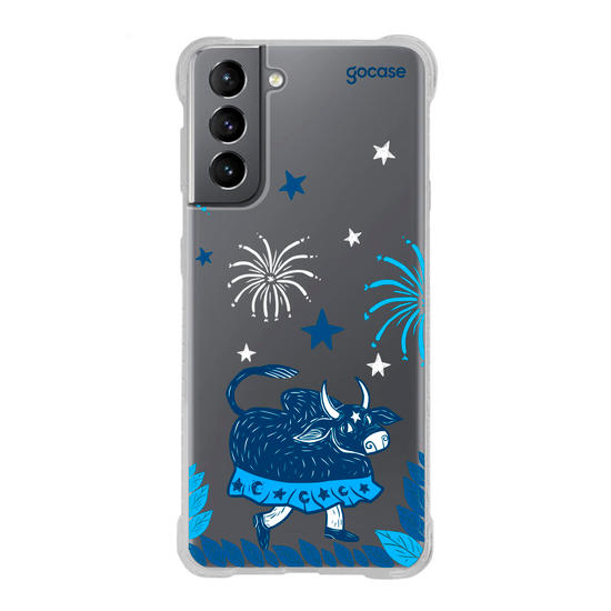 Capinha para celular  Boi Azul