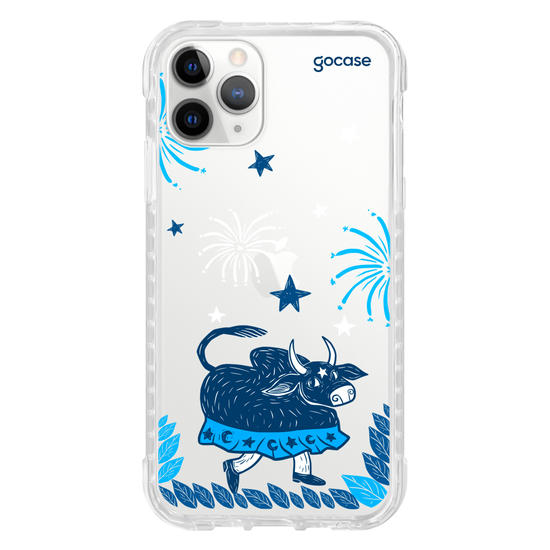 Capinha para celular  Boi Azul