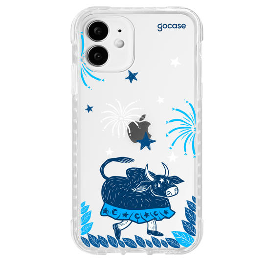 Capinha para celular  Boi Azul