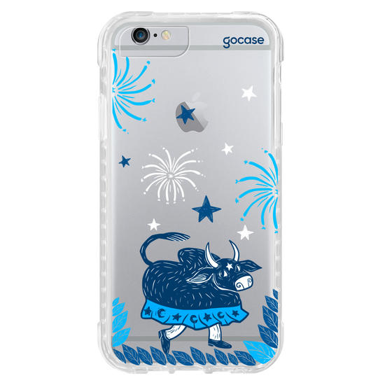 Capinha para celular  Boi Azul