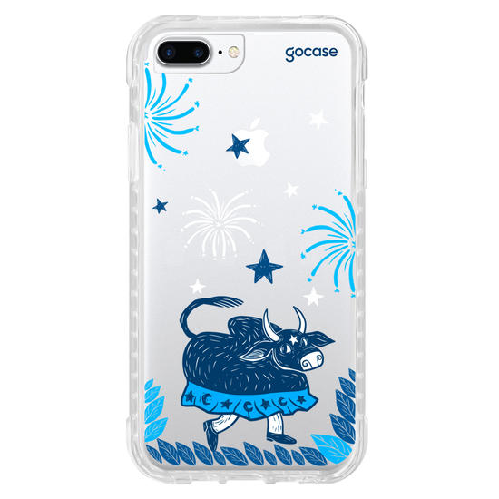 Capinha para celular  Boi Azul