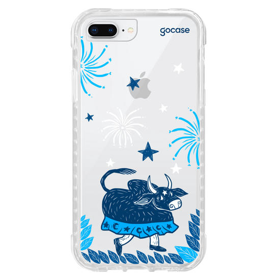 Capinha para celular  Boi Azul