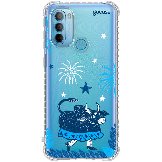 Capinha para celular  Boi Azul