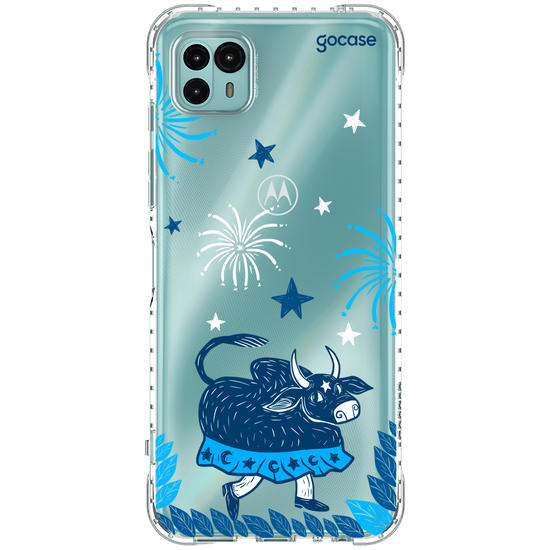 Capinha para celular  Boi Azul