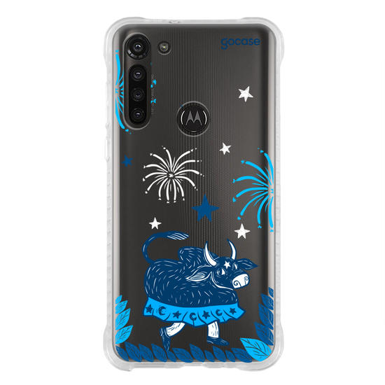 Capinha para celular  Boi Azul