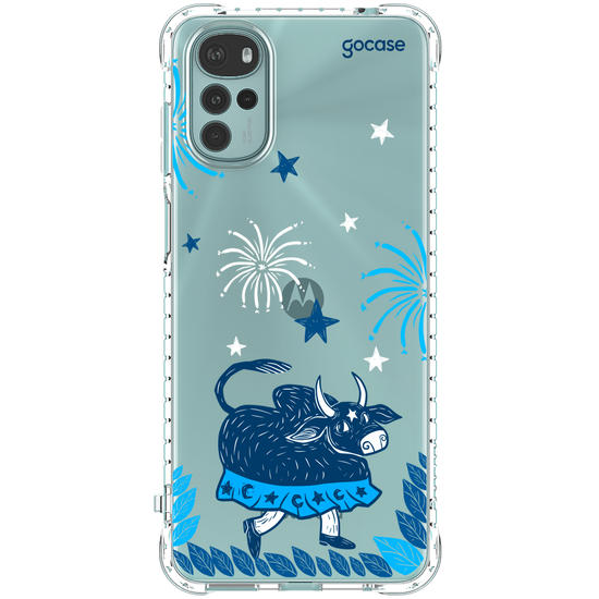 Capinha para celular  Boi Azul