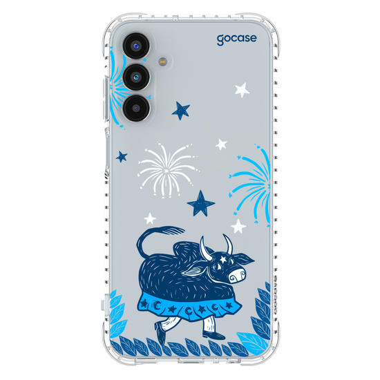 Capinha para celular  Boi Azul