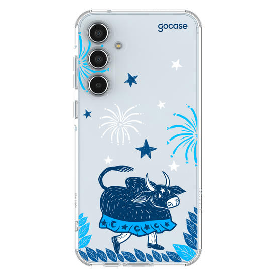 Capinha para celular  Boi Azul