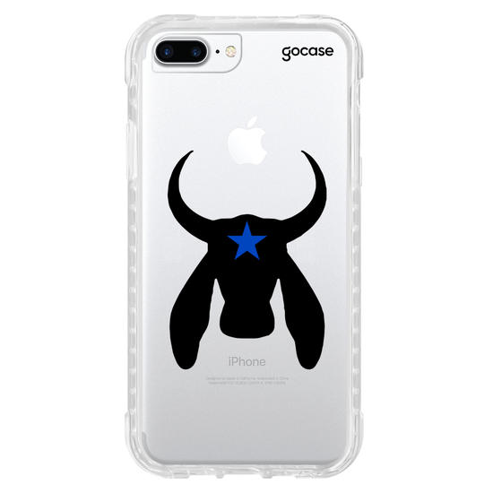 Capinha para celular Estrela Boi Azul