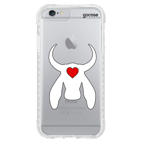 Capinha para celular  Boi Coração Vermelho
