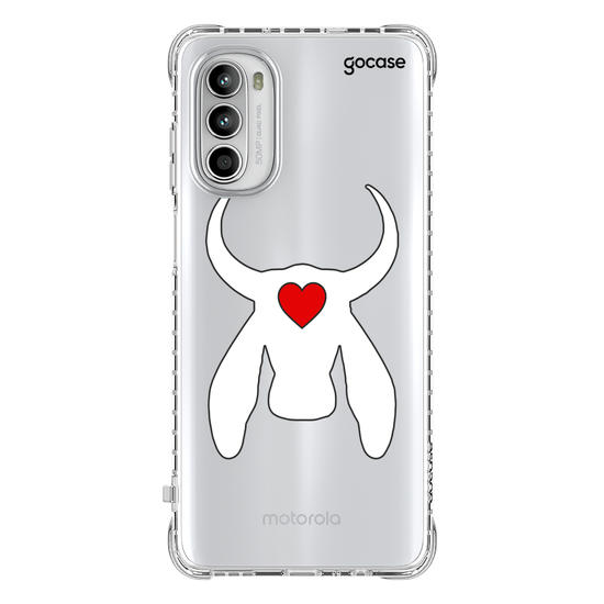 Capinha para celular  Boi Coração Vermelho