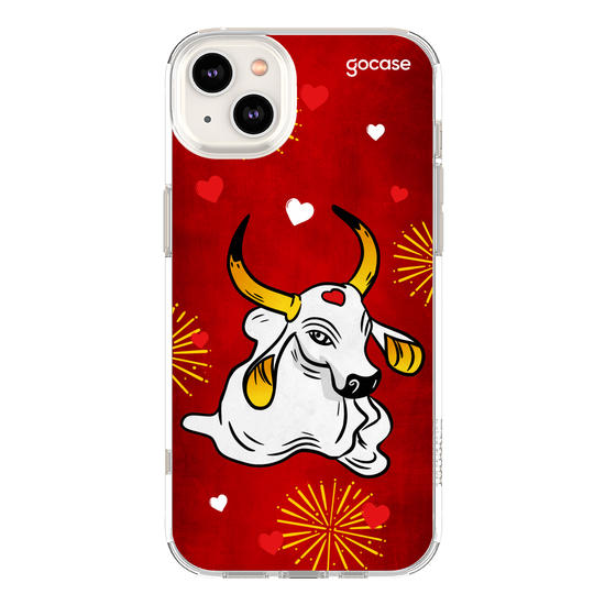 Capinha para celular  Boi Garantido e Corações