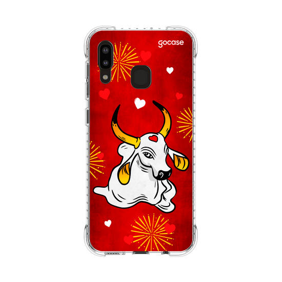 Capinha para celular  Boi Garantido e Corações