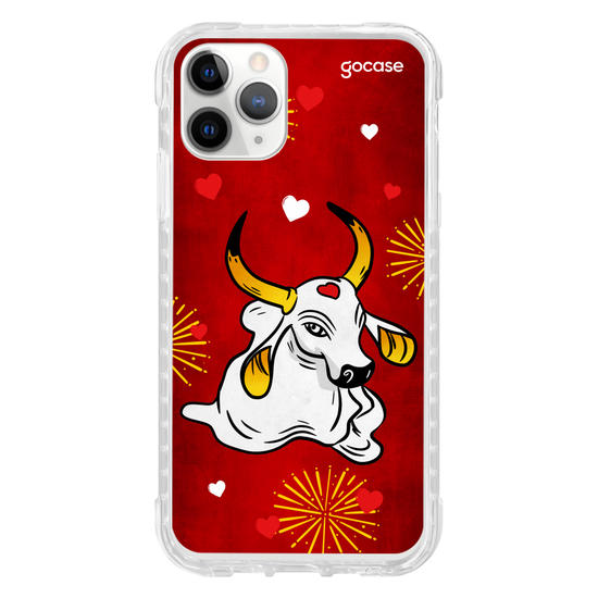 Capinha para celular  Boi Garantido e Corações