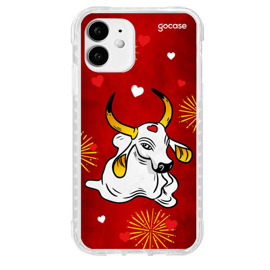 Capinha para celular  Boi Garantido e Corações