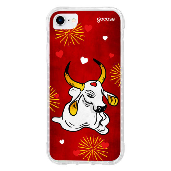 Capinha para celular  Boi Garantido e Corações
