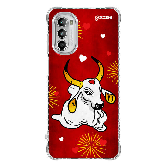 Capinha para celular  Boi Garantido e Corações