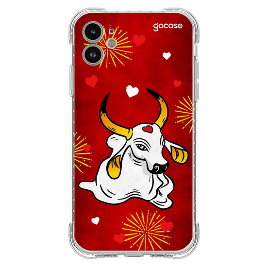 Capinha para celular  Boi Garantido e Corações